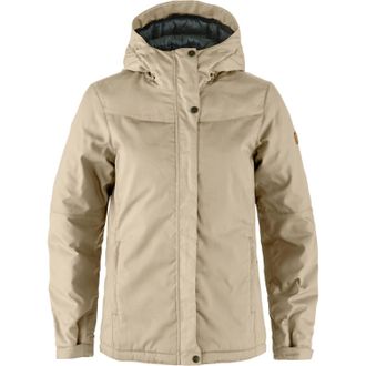 Fj&auml;llr&auml;ven Womens Stina Padded Jacket In Fossil