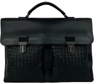 Bottega Veneta Pre-owned Briefcase - unisex - Bottega Veneta Vintage - Vintage Handbags - Black - ONE SIZE - Pre-owned