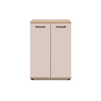 Calicosy Aparador 2 puertas efecto roble y cachemira l 60 cm