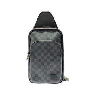 Louis Vuitton Pre-owned Avenue Sling Bag Damier Graphite Schoudertas - Dames - Pre-owned - Zwart - Maat: ONE Size