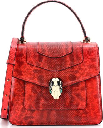 Bulgari Serpenti Forever Top Handle Bag Karung Small