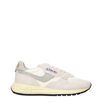 Autry Sneakers Reelwind Damens Stoff Beige/Grau