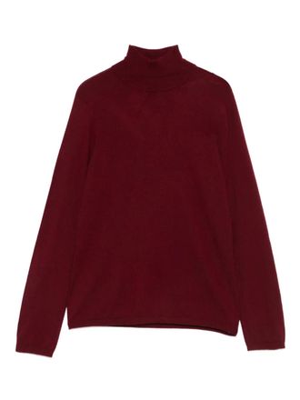 Max Mara roll-neck sweater - women - Cashmere - M - Red