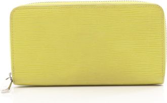 Louis Vuitton Yellow Epi Leather Long Wallet (Bi-Fold) (Pre-Owned)