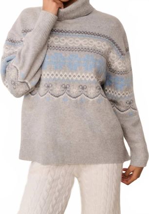 LoveShackFancy Womens Mirin Turtleneck Top In Earl Gray