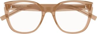 Saint Laurent Brillen - Dames - Brillen - Bruin - 55 MM - Accessoires