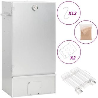 vidaXL Vidaxl - Forno Affumicatore bbq Generatore Fumo Freddo Acciaio Zincato