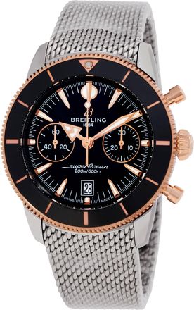 Breitling Superocean Heritage Chronograph Automatic Chronometer Black Dial Mens Watch UB0156H11B1A1