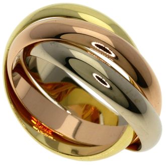 Cartier Trinity Yellow Gold (18K) Pink Gold (18K) White Gold (18K) Band Ring (Pre-Owned)