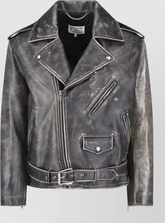 Maison Margiela leather coat