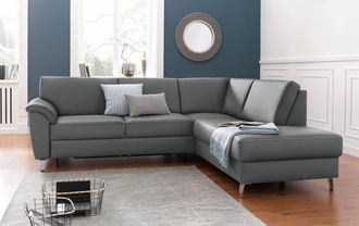 Sit&more Ecksofa »Texel L-Form« mit Federkern, wahlweise mit Bettfunktion und Bettkasten