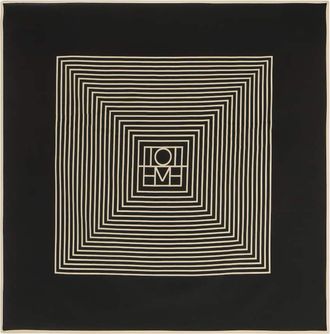 Toteme Printed silk scarf