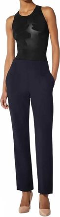 Wolford Scuba Tailer Trouser In Deep Night