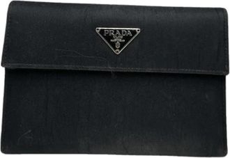 Prada Pre-owned Wallet - Dames - Vintage Accessoires - Zwart - ONE Size - Leer - Vintage