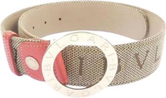 Bulgari Pre-owned Vintage Riem - Dames - Vintage Accessoires - Beige - ONE Size - Vintage