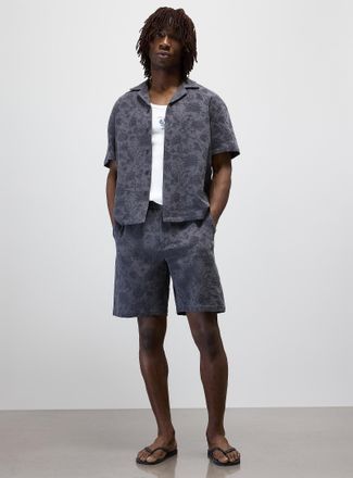 Le 31 Mens Floral jacquard short Inseam: 9