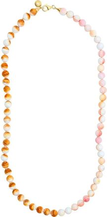 Fry Powers Shell Rope Necklace in Pink Orange Multi at Nordstrom