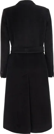 Tagliatore Womens Jacket Jole Brown Alpaca Wool And Coat