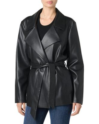 Joe's Joes Jeans Vegan Cropped Trench Coat