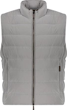 Moorer Gewatteerd Gilet - Heren - Bodywarmers - Grijs - M - Polyester - Jassen