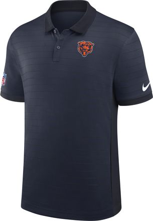 Nike Chicago Bears Sideline Victory Stripe Nike Mens Dri-FIT NFL Polo in Blue | 03BG0E077Q-RPE