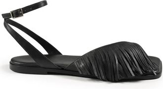 Vic Mati&eacute; Square Open Sandal - Dames - Sandalen - Zwart - 39 EU - Leer - Schoenen