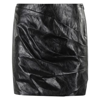 Federica Tosi Dames, Rokken, Zwart, Maat: 2XS Zijde