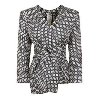Max Mara S Vittoria Printed Twill Shirt - female - Max Mara - Blouses - Multicolor - S - Blouses & Shirts