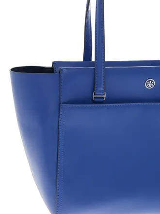 Tory Burch Womens Parker Tote Blue Textile