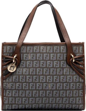 Fendi Pre-owned Fendi Zucchino Denim Handbag Ladies JM98NCATFIKKDAK3