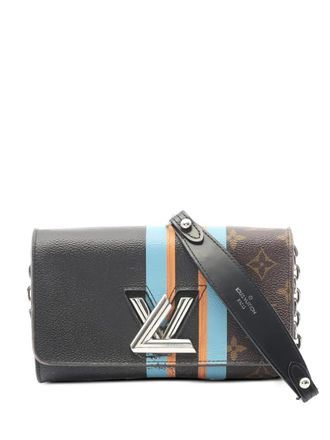 Louis Vuitton 2016 kleine Twist schoudertas met monogram ketting - Zwart