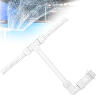OEM Fuente Doble Para Piscina - Fuente Ajustable - Con Adaptador - Para Piscinas Y Spas