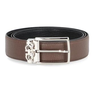 Ferragamo Belts, male, Brown, Size: 115 CM Reversible Leather Belt