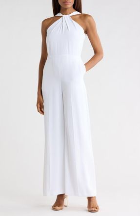 Theory Twist Bodice Ottoman Jumpsuit in White at Nordstrom Rack, Size 00