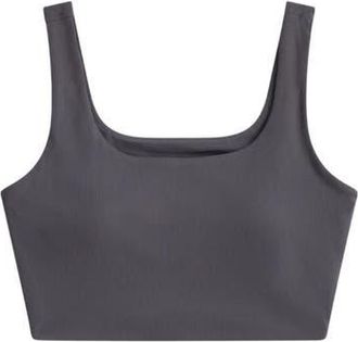 Animal Laurel Cropped Tank Top in Charcoal at Nordstrom, Size 16