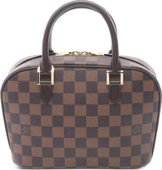 Louis Vuitton 2001 Damier Ebene Saria mini-shopper - Bruin