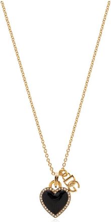 Dolce & Gabbana Ketting met een hartvormige hanger - Dames - Kettingen - Geel - ONE Size - Accessoires