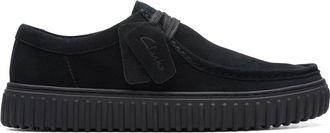 Clarks Torhill Lo in Black Suede