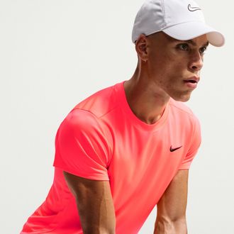 Nike Mens Court Victory Dri-FIT Tennis Top in Pink | FZ6921-804