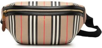 Burberry Pre-owned Belt Bags, female, Beige, Size: ONE SIZE Pre-owned Fabric Crossbody Bag