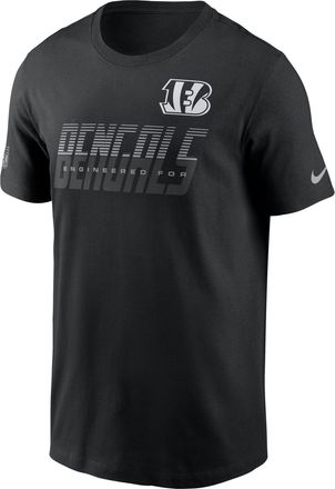Nike Cincinnati Bengals Sideline Team Issue Nike Mens Dri-FIT NFL T-Shirt in Black | 02ET00A9A-TF9
