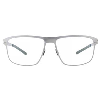 Mykita NO1-YANNIS-SHINNY-SILVER Demo Pilot Unisex Eyeglasses NO1-YANNIS 051 59