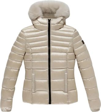 RefrigiWear Bontjas voor mannen - Dames - Winterjassen - Wit - XL - Polyester - Jassen