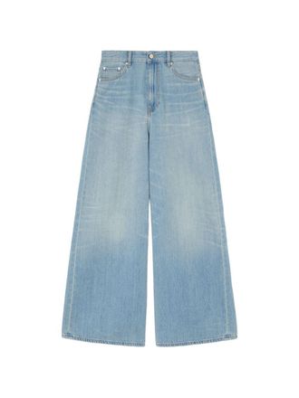 Ganni Vaqueros Ganni De Denim De Algod&oacute;n