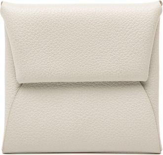 Herm&egrave;s Gray Epsom Leather Coin Purse/Coin Case (Pre-Owned)