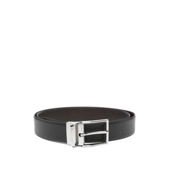 Emporio Armani Belts, male, Black, Size: ONE SIZE Tongue Belt