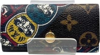 Louis Vuitton Pre-owned Wallets, female, Multicolor, Size: ONE SIZE Pre-owned Multicles 4 Monogram Key Case Limited