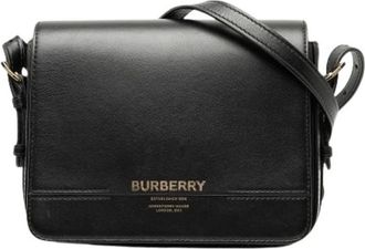 Burberry Pre-owned Cross Body Bags, female, Black, Size: ONE SIZE Pre-owned Grace Crossbody Bag