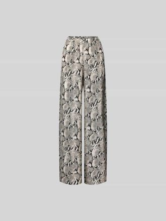 Anine Bing Stoffhose mit Viskose-Anteil in Mittelgrau, Gr&ouml;&szlig;e L