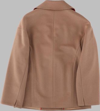 Max & Co. Double-Breasted Wool Jacket - Beige